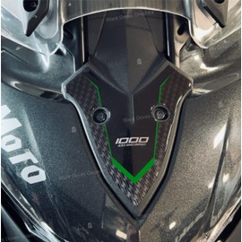 BLACK DOVES GRAPHICS 3D Resin Sticker Compatible with Kawasaki Versys 1000 2019 2022 Motorcycle (Front Protection)