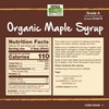 Maple Syrup Organic Grade A Dark Color - 32 oz,