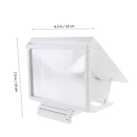 Outanaya Creative Phone Screen Magnifier Stand Holder for Easy Viewing Lens for Movies and News Reduces Eye Strain for Elders and Home