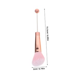 VICASKY 1set Makeup Brush Set Rose Gold Handles Soft and Brushes for Blush Powder and Eyeliner Portable Travel Cosmetic Tools for Women