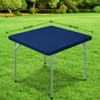 Wolkemer Square Waterproof Fitted Tablecloth 34x34 Inch - Windproof Washable