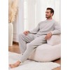 Snuggle Sac Ultra Soft Mens Pajamas Set Cozy Warm Microfiber