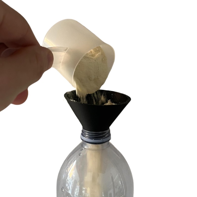 Pre-Workout Funnel for Water Bottles, Can, and More, Protein Powder