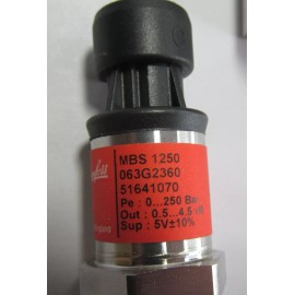 Danfoss NEW DANFOSS MBS 1250 PRESSURE TRANSMITTER 063G2360 0-250 BAR 3/8" 0.5-4.5 VR