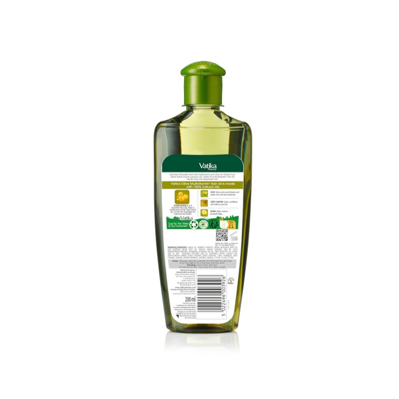 Vatika Naturals Olive Enriched Hair Oil Nourish and Protect 200