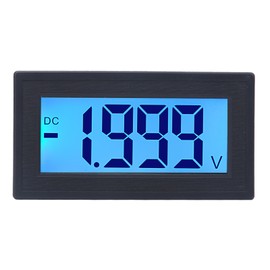 YB5135DB DC Digital Voltmeter LCD Display Voltage Meter AC100-240V Power SupplyDC 0-2V