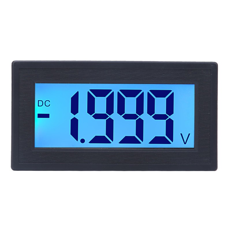 YB5135DB DC Digital Voltmeter LCD Display Voltage Meter AC100-240V Power