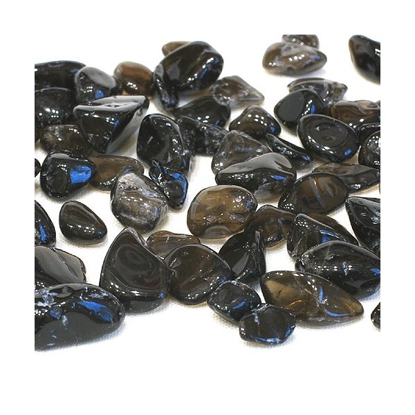 Power Stone natural stone made in Russia Cabasset Gravel Black Crystal G