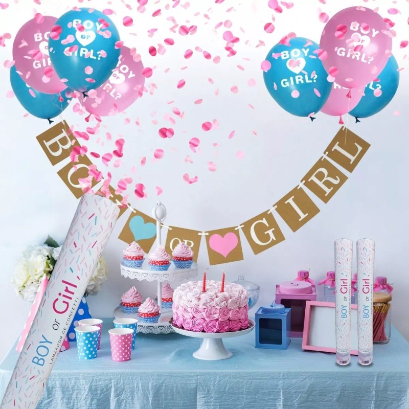 Satnam Bazuca De Confeti Chico 28cm. Revelación Género Azul O