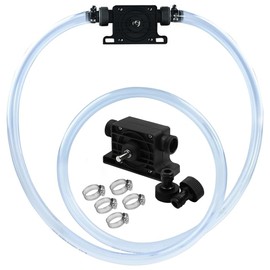 Bohrmaschinenpumpe mit 2M Schlauch: Pumpe Bohrmaschine Tragbar Pumpe Bohrmaschine Hohe Durchflussmenge Akkuschrauber für Öl Flüssigkeit Kraftstoffe FlüSsigwasser