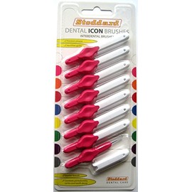 Stoddard Icon Soft Interdental Brushes XXXX Fine -1.8mm Pink - 8 Brush Pack