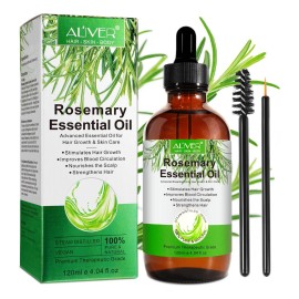 Aceite Esencial Romero 100% | Kit 2 120ml Cabello Barba Ceja