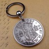A Silver Dream 1950 Half Crown Coin Keyring