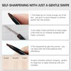 Eyebrow Retractable Definer Pencil, 0.1mm Ultra Slim Waterproof Eyebrow Pencil,