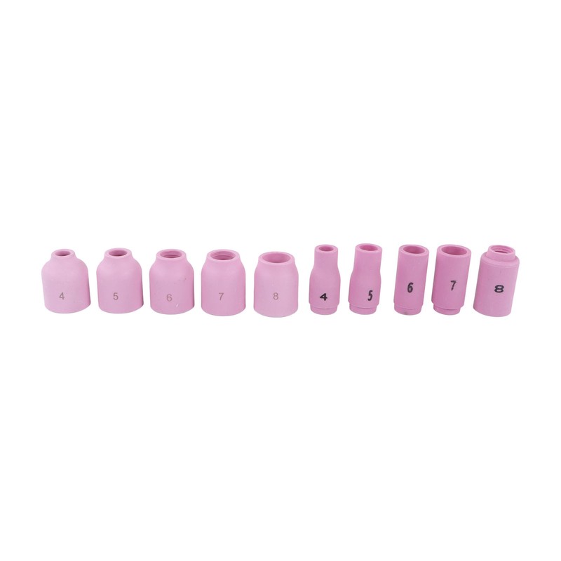 56Pcs TIG Welding Torch Accessories Kit Ceramic Nozzle Glass Cup