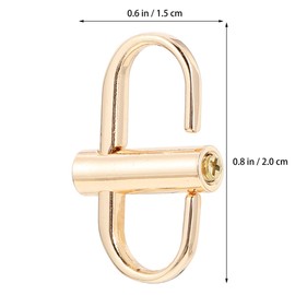 Bag Chain Adjuster 4pcs Adjustable Metal Buckles DIY Handbag Chain Length Links Connector Bag Strap Chain Shorten Clasp Bag Making Supplies for Home Store Bag Strap Shortener