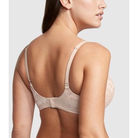 Victoria's Secret Perfect Shape Push Up Bra, Full Coverage, Lace, Padded, Bras for Women, Body by Victoria Collection, Champagne (38B)