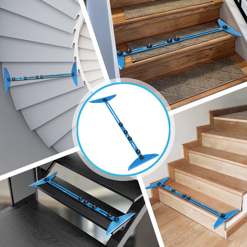 Fengone Stair Treads Gauge Template Tool Stair Tread Jig 11-60