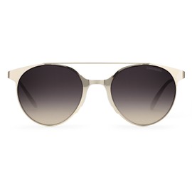 Carrera CA115/S Round Sunglasses, Light Gold/Dark Gray Gradient, 50 mm
