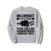 Caution Flying tools and offensive Millwright Sweatshirt
