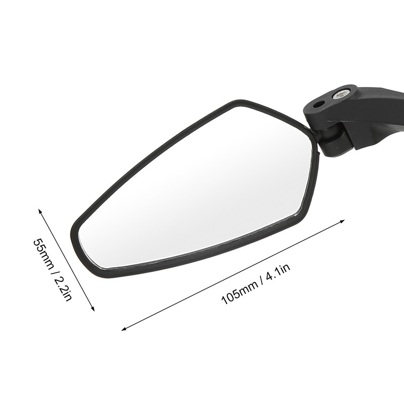 Bicycle Handlebar Rearview Mirror 360° Rotating Bike Cycling Wide Range