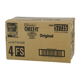 CheezIt Snack Mix, Original 4.5 Ounce(Pack of 6)