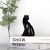 Wisifayardin Black Cat Figurines - Cat Statue - Whimsical Cat