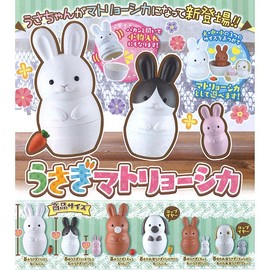 Rabbit Matryoshka Nesting Doll Mini Figure - Choose a Design:: Design 2