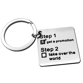 Funny New Job Gift Coworker Leaving Gift Job Promotion Gift Keyring Going Away Gifts Inspirational Gift Keyring for Colleague Boss Goodbye Friendship Keepsake Christmas Birthday Gift Office Gift