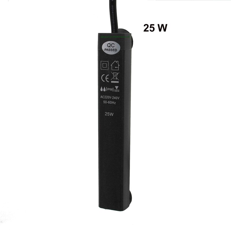 Mini Aquarium Heater Rod 25 W for Small Pools up