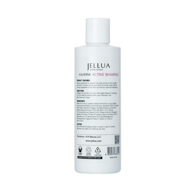 Jellua Squid Ink Active Shampoo 8 oz
