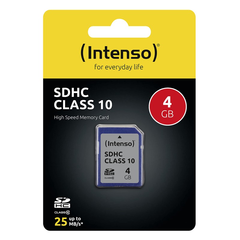 Intenso SDHC 4GB Class 10 Speicherkarte