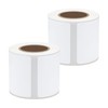 Hycodest Thermoetiketten 40x80 mm, 2 Rollen á 100 Etiketten mit