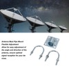 Antenna Mast Pipe Mount Stable Support Flexible Adjustment Aluminum Alloy