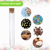 GZGXKJ 42 Pcs Provette con Tappi in Sughero Provette in