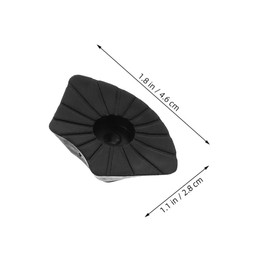 GANAZONO 6pcs Rubber Tips Protectors for Walking Sticks Cane Tips for Hiking Trekking Skiing Poles Easy to Install