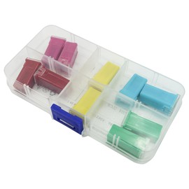 ANCLLO 10pcs Car Fuse Assortment 20A 30A 40A 50A 60A Amp J-CASE Fuse Car JCASE Fuse Box