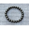 GAF TREASURES Pyrite Crystal Bead Bracelet 8mm, Wholesale Genuine Pyrite