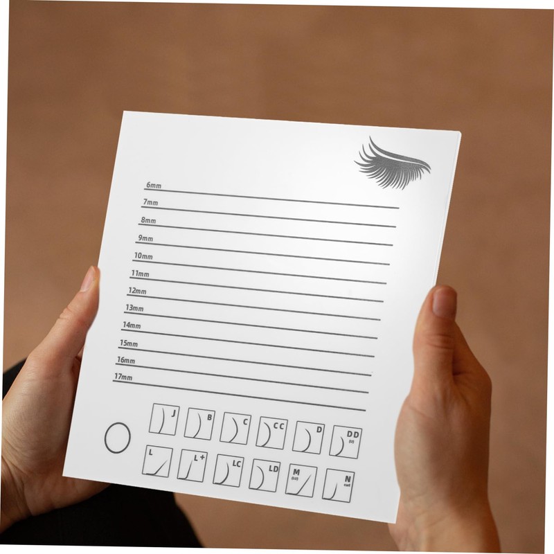 Ipetboom Women Eyelash Tray Display Board Acrylic Lash Extension Tool