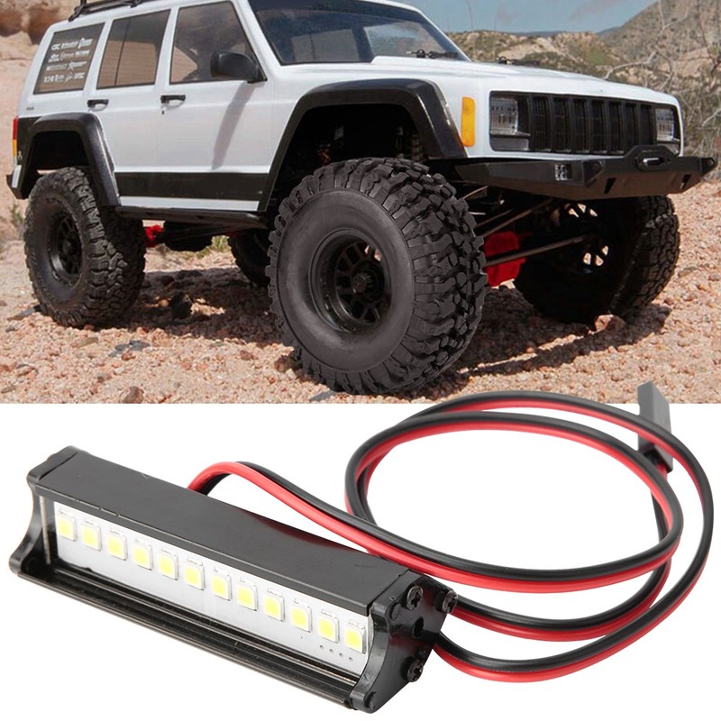 12pcs LED 1/10 RC High Brightness Headlight Model Car Spotlight
