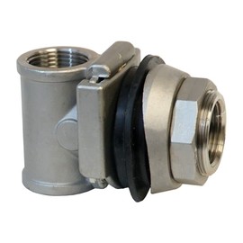 Merrill MFG SSMB50 Stainless Steel Pitless Adapter for 1" Drop Pipe and Discharge - Durable Well Water Connection Solution