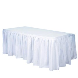 Mosley Mantel Bambalina para tablon de Banquetes 2 Medidas Varios Colores (Blanco, 240x75)