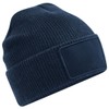 Beechfield - Removable Patch Thinsulate™ Cuffed Beanie - Soft-Touch Acrylic