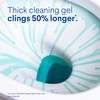 CLOROX Toilet Bowl Cleaner Clinging Bleach Gel, Ocean Mist, 24