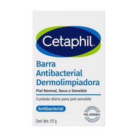Cetaphil Barra Dermolimpiadora Facial Corporal Piel Sensible Seca 127 g                                                                               