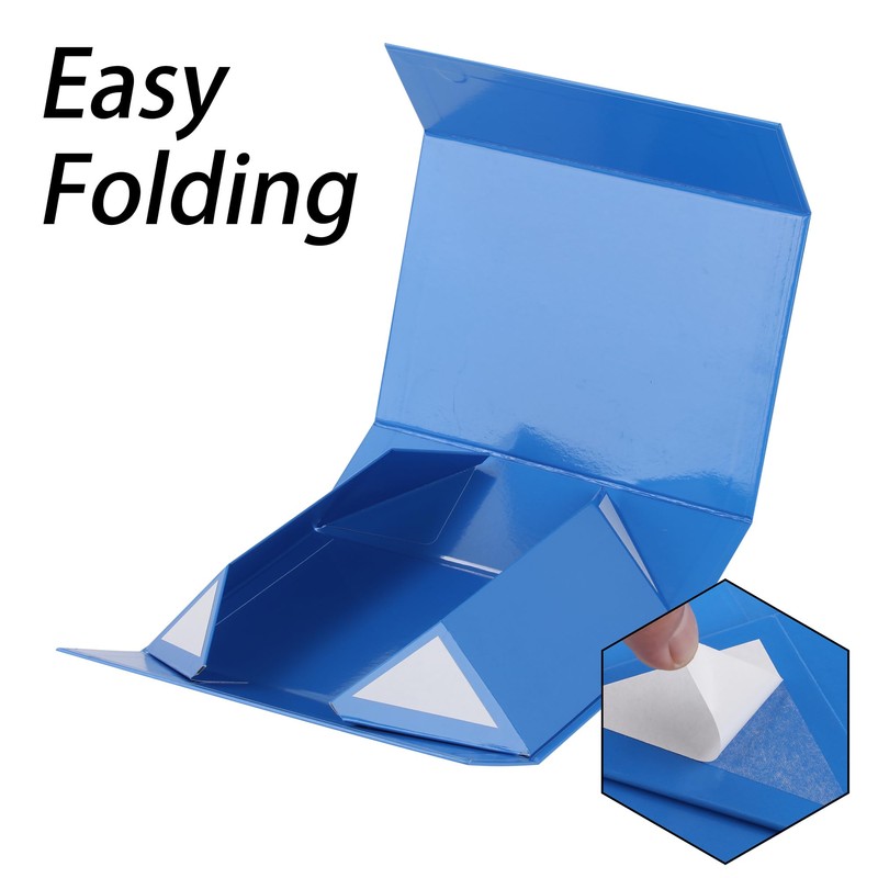 MUMUPACK Blue Gift Box,10x7.3x3.5 Gift Boxes With Lids For Presents