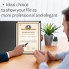 10 Packs Certificate Holders, Black Certificate Covers, Diploma Holders, Certificate