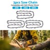 3PCS Chainsaw Chains .325 063 68DL Suitable for Stihl 18"