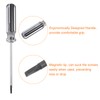 sourcing map Magnetic Triangle Screwdriver 3x75mm Rod TA20 Steel Triangular