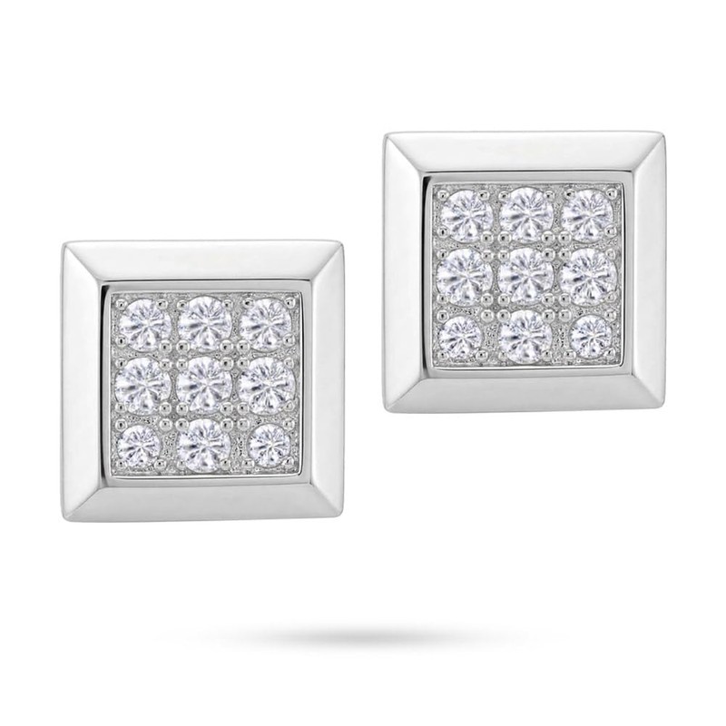 Clepsidra® Aretes para Mujer de Plata de Ley 925 con
